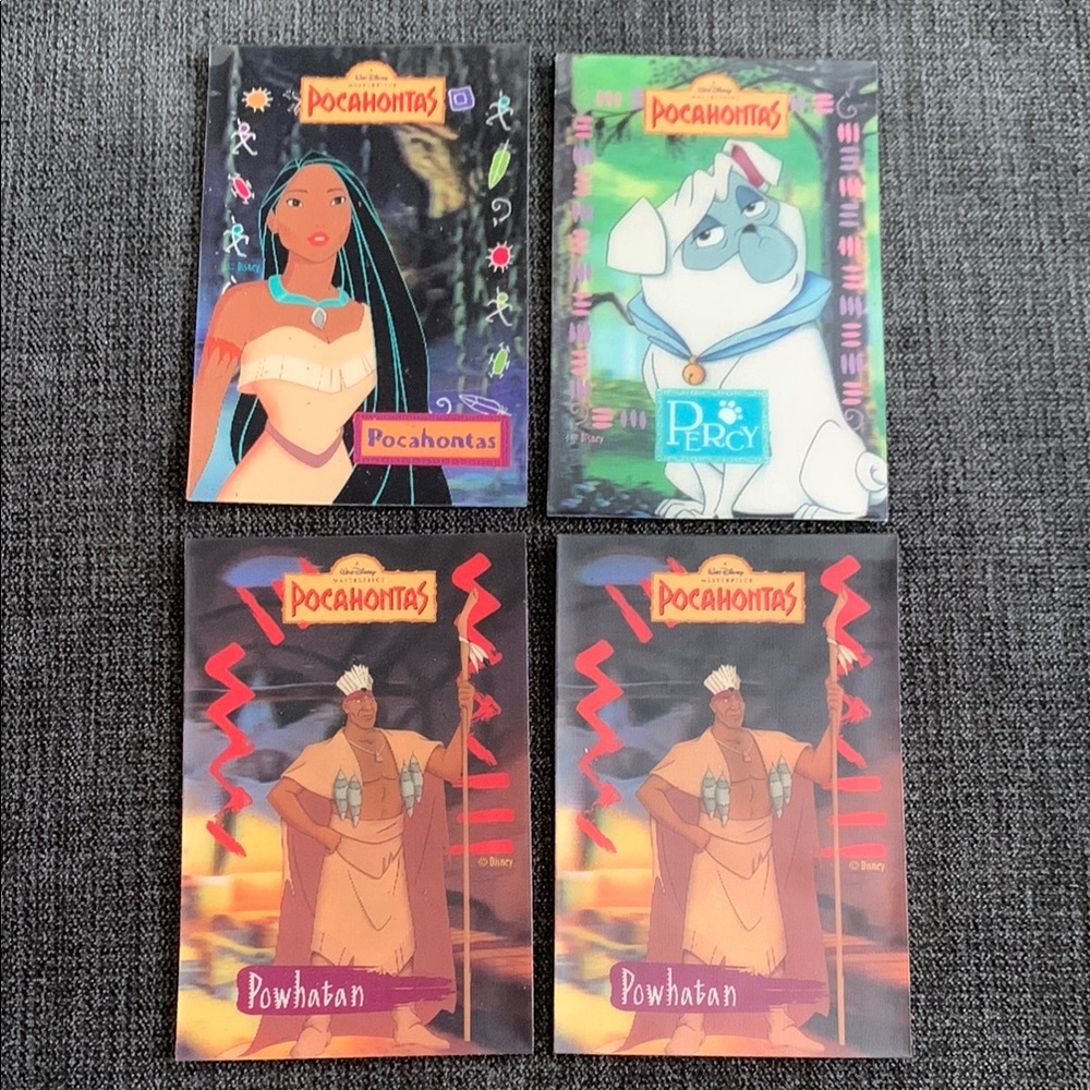 🩵 1996 Pocahontas Trading Cards Set